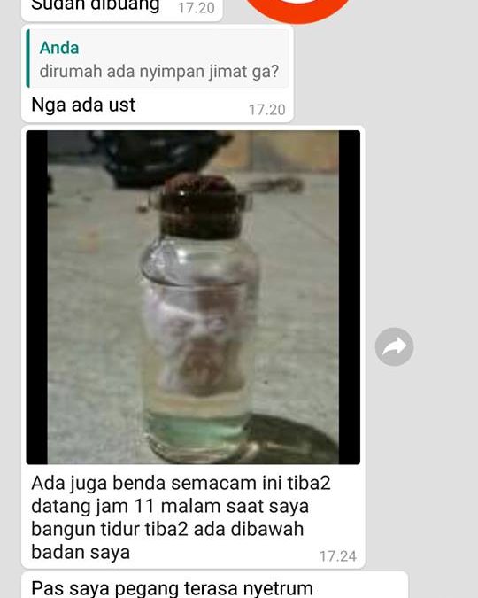 “KIRIMAN SANTET / TENUNG / SANTAU”